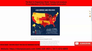 Manhattan NY Water Testing Services  Testing Heavy Metals In Drinking Water [upl. by Yevol410]