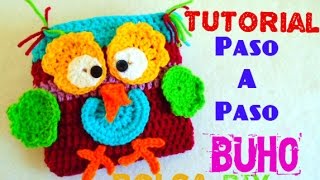 Buho  Bolsa Búho para niñs TEJIDO A CROCHET [upl. by Pedrick]