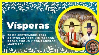 🔥 VISPERAS DEL DIA DE HOY 20 de Septiembre de 2024  Oración de la Tarde 🙏 LITURGIA DE LAS HORAS [upl. by Tegan]