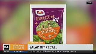 Dole recalling select salad kits for listeria risk [upl. by Dennison]