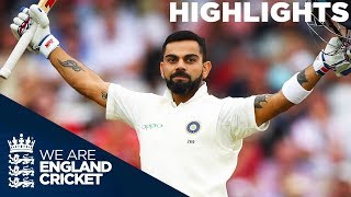 Kohlis Century Sees India Take Control  England v India 3rd Test Day 3 2018  Highlights [upl. by Dobbins]