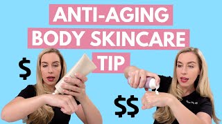 Antiaging Body Skincare Tip  Spend vs Save Top Product Recommendation for Body Retinol [upl. by Onafets810]