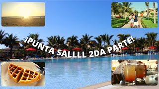 2DA PARTE VLOG PUNTA SAL  buffet  shots  aprendí a tomar tequila  playa  shows ❤ [upl. by Stichter]