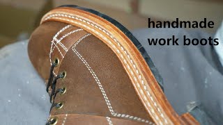 how its madeMaking work boots from springbok skin asmr [upl. by Lebasile135]