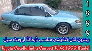 Toyota Corolla Indus Covert To Xe 1999 Model Lash Condition Used Car For Sale  PriceDetailsReview [upl. by Bremble]