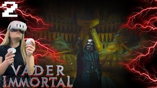 Darth Vader is Crazy  Vader Immortal VR Episode 2  Spiggs Gaming Blind Play Through [upl. by Ataga]