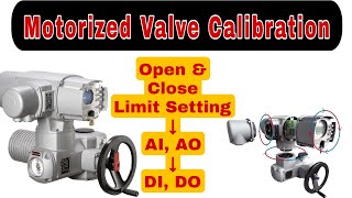 Rotork Motorized valve Calibration  Rotork MOV [upl. by Noach719]