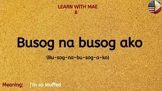 PART 65 25 MUSTKNOW Tagalog Phrases  Learn Tagalog with Mae ENGLISH  TAGALOG VOCABULARY [upl. by Eek514]