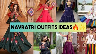 Latest Outfits ideas for navratri2024✨️Dadiya outfitsnavratrispecial outfit garba grwm 2024 [upl. by Crelin937]