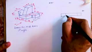 How to draw Orthography JNS worksheet [upl. by Concettina]