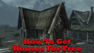 Skyrim  How To Get A Free House [upl. by Jordain991]