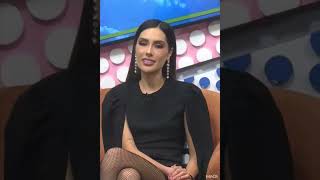 BÁRBARA CÁRDENAS BLACK MINI DRESS AND PANTYHOSE Pt2 [upl. by Aihsatan752]