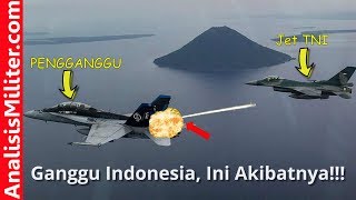 Langgar Kedaulatan Indonesia Jet Tempur Amerika ini Nyaris Ditembak Jet Tempur Indonesia [upl. by Llatsyrc175]