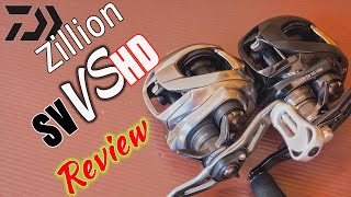 Daiwa Zillion SV VS Zillion HD daiwareels daiwafishing [upl. by Atiuqnahs]