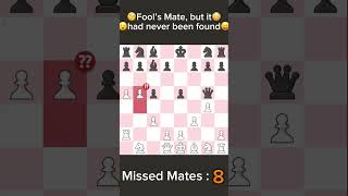 Fool’s Mate but it had never been found chess brilliant noob stockfish chessmastertraps [upl. by Eendyc]