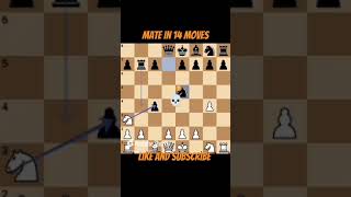 Mate in 14 moves  Grob Gambit  Grob Opening trending shorts chess viralshorts viralvideo [upl. by Yerffej]