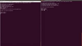 Socket based chat application with c [upl. by Chrisman]