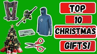 Top 10 Christmas gifts for anglers bassfishing christmas [upl. by Boarer57]