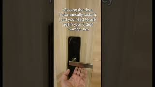 How to use smart door lock [upl. by Mich]