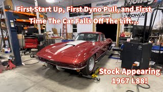 1967 L88 Corvette on the Dyno This Thing Sounds INSANE 427 Vette Runs amp Drives for the FIRST Time [upl. by Arahsit]