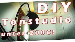 DIY Tonstudio Gesangskabine unter 200€ für Rap Gesang Kommentare [upl. by Shea]