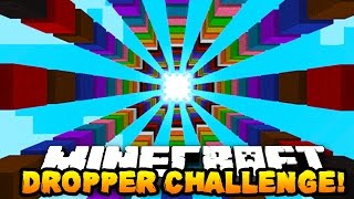 Minecraft THE DROPPER CHALLENGE Custom Dropper Map  w PrestonPlayz amp MrCrainer [upl. by Drofniw903]