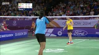 WS Bronze  PV Sindhu vs TEE JY  2014 Commonwealth Games badminton [upl. by Amund]