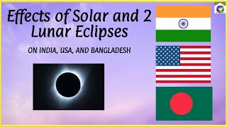 USA INDIA amp BANGLADESH  Effects of Solar Eclipse amp Lunar Eclipses  2nd October 2024 [upl. by Nnail]