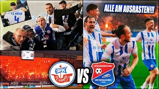 DER FLUCH HAT EIN ENDE ERSTER SIEG NACH ÜBER 5 MONATEN Hansa Rostock  Unterhaching Stadion Vlog [upl. by Olwen203]