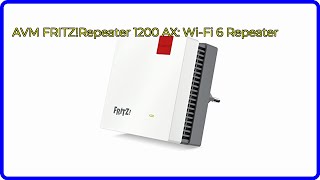 BEWERTUNG 2024 AVM FRITZRepeater 1200 AX WiFi 6 Repeater WESENTLICHE Einzelheiten [upl. by Everest]