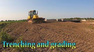 Starting On The Water Line And Finishing Grading Around The Basement [upl. by Ociredef]