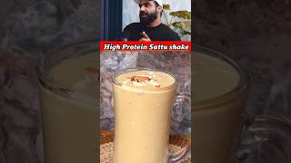 Viral Fitness Coach Nitesh Sonis Protein Drink Recipe  SATTU SHAKE  High protein shake shorts [upl. by Llorrad]