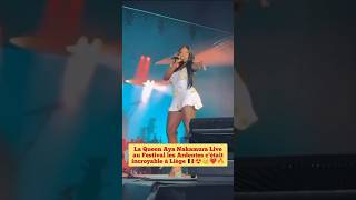 La Queen Aya Nakamura Live au Festival les Ardentes cétait incroyable à Liège 🇧🇪😍👑❤🔥 [upl. by Frager]