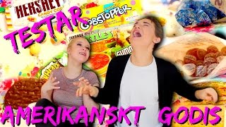 TESTAR AMERIKANSKT GODIS ft Beas Liv [upl. by Lyn]