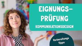 Tipps und Aufgaben für die Eignungsprüfung Kommunikationsdesign [upl. by Keviv]