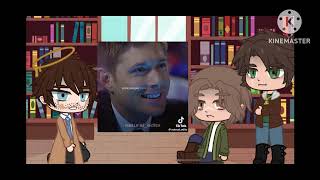 Supernatural react to Dean Winchester  Destiel I’m back reupload [upl. by Nosyaj]