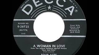 1955 HITS ARCHIVE A Woman In Love  Four Aces [upl. by Fulton584]