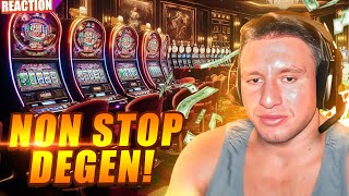 Stevewilldoit Non Stop Degen Madness 200000 Bonus Opening Session reaction [upl. by Hnilym]