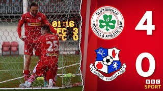 HIGHLIGHTS  Cliftonville 40 Loughgall [upl. by Itsur]