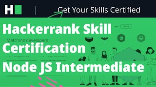 Hackerrank Node JS Intermediate Certification Authorization middleware Product APIs hackerrank [upl. by Spillar545]