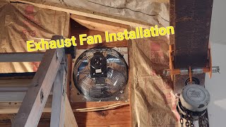 Exhaust Fan Installation [upl. by Gensmer]