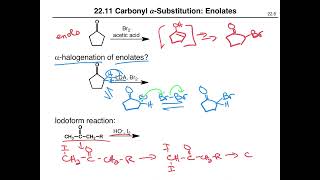 Enolateshaloform rxn [upl. by Trahurn]