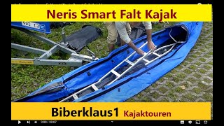 Aufbau von einem Faltboot Neris Smart Falt Kajak [upl. by Inalaehak]