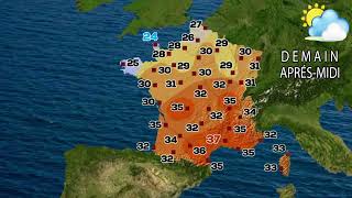 prévision météo France du Samedi 10 au Vendredi 16 Août 2024 [upl. by Josler]