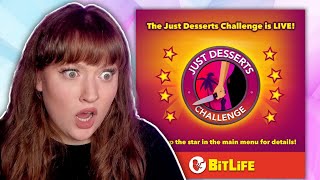 HOW TO DO THE quotJUST DESSERTSquot CHALLENGE IN BITLIFE [upl. by Verlie120]