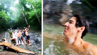 US Teens Nearly Get Stuck in Flash Flood on Costa Rica Trip [upl. by Aidin]