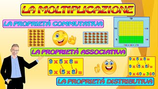 LE PROPRIETÀ DELLA MOLTIPLICAZIONE [upl. by Aitnauq643]