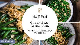 green bean almondine [upl. by Nylasoj]