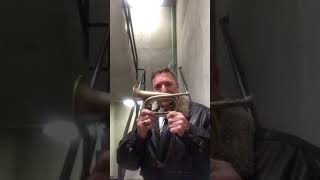 Bugle Call Taps in Bflat on a WWI era Bugle [upl. by Theo803]