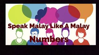 Speak Malay like A Malay  Numbers [upl. by Decima]